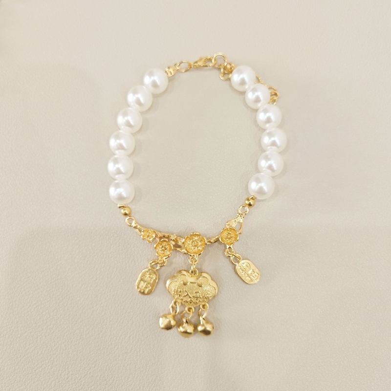 Chinese Style Pet Collar with Fortune Blessing Plates for Dogs Cats